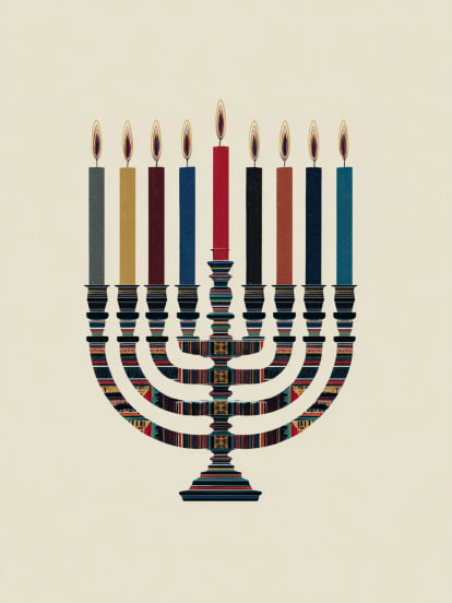 Menorah Carina Card Design