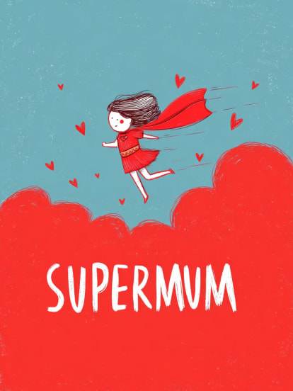 Supermum mignonne Card Design