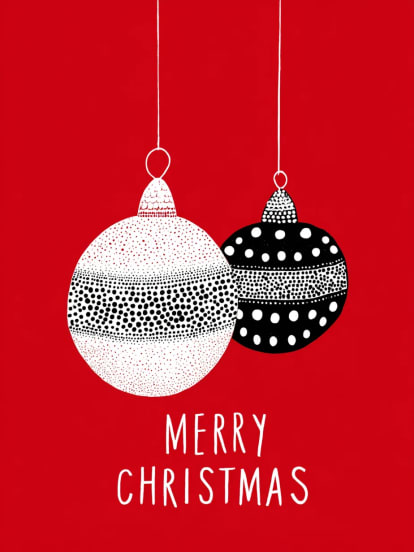 Merry Christmal 2 osma bezak Card Design