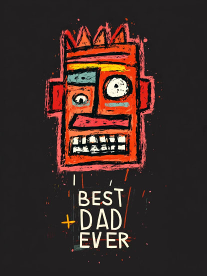 Meilleur papa du monde Card Design