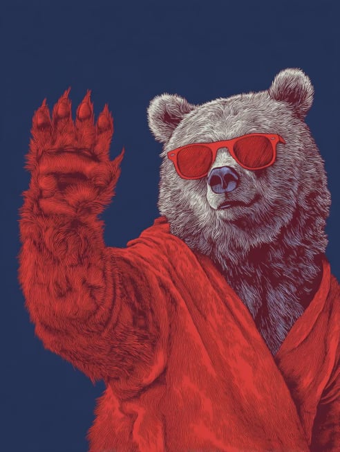 Waving Bear