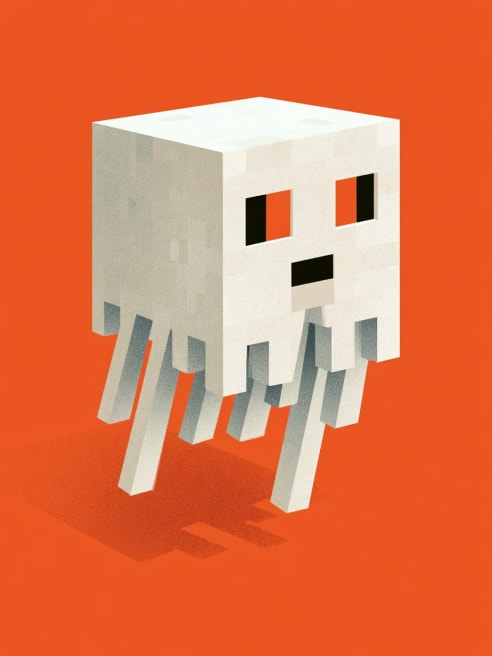 Ghast Ghost Card