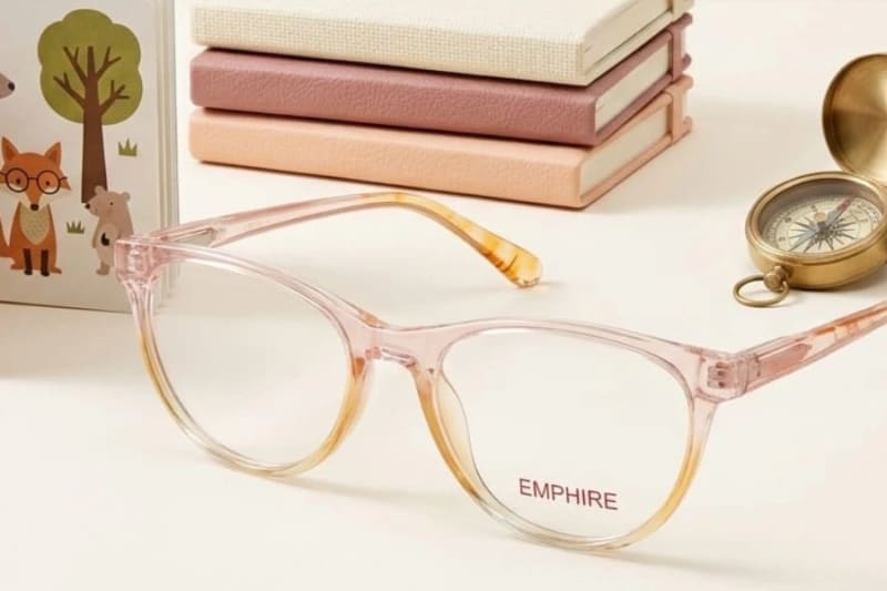 Kids Flexible Cat eye Glasses k208pg