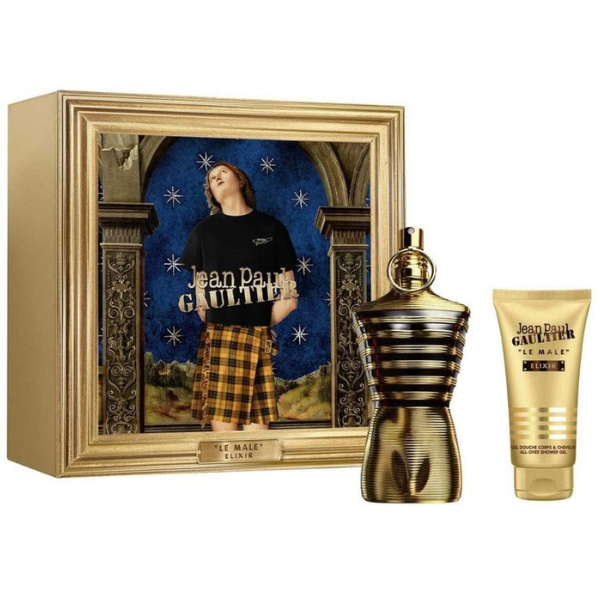 Estuche Jean Paul Gaultier Jean Paul Elixir Hombre 2pzs 75ml Edp + Gel De Baño