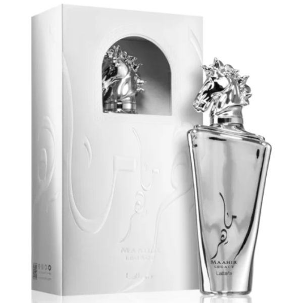 Maahir Legacy Silver Hombre 100ml Edp Lattafa