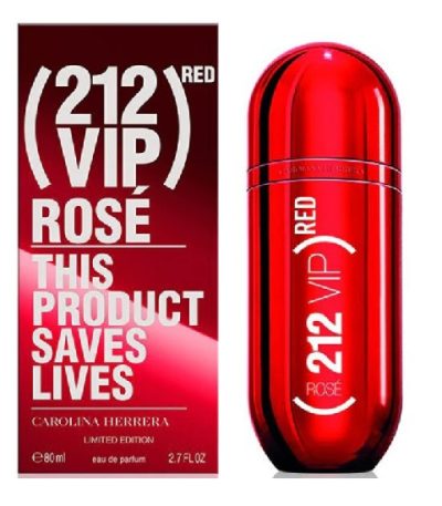212 Vip Rose Red Mujer 80ml Edp Carolina Herrera