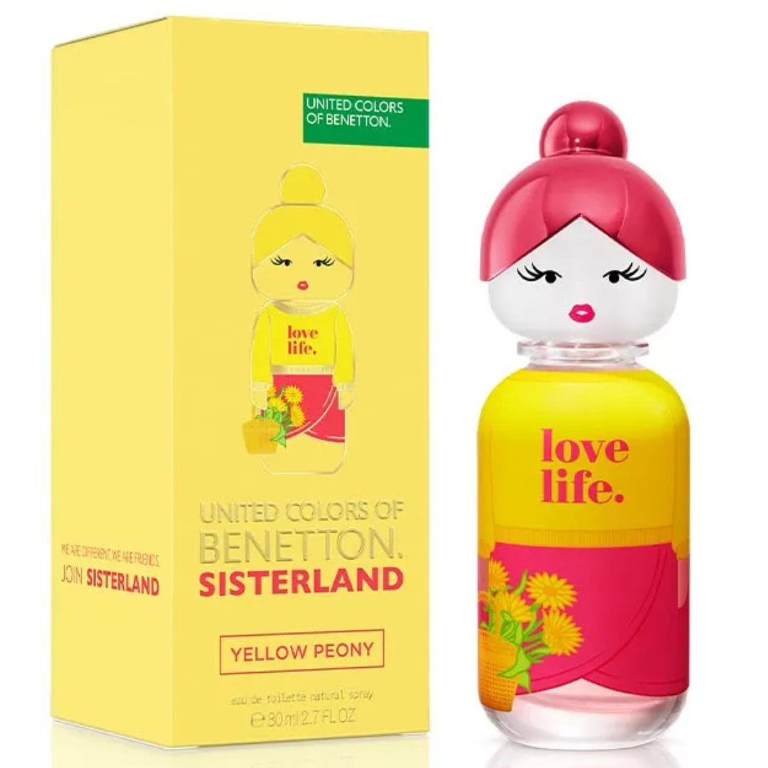 Sisterland Yellow Peony Mujer 80ml Edt Benetton