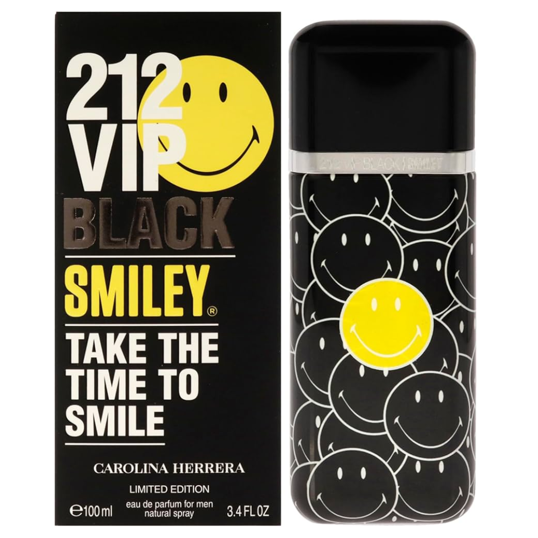 212 Vip Black Smiley Hombre 100ml Edp Carolina Herrera