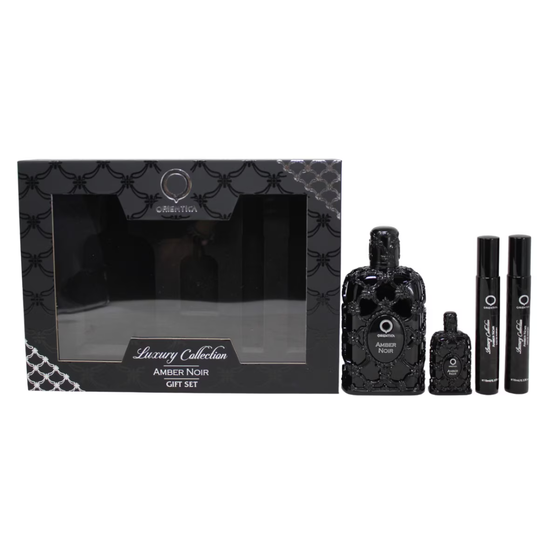 Estuche Orientica Amer Noir 4pzs 100ml Edp + 7.5ml Edp + 2 X 10ml edp