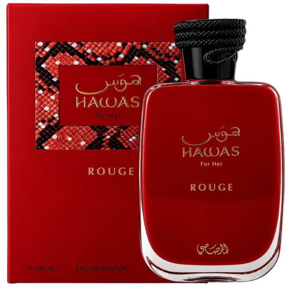Hawas Rouge Mujer 100ml Edp Rasasi