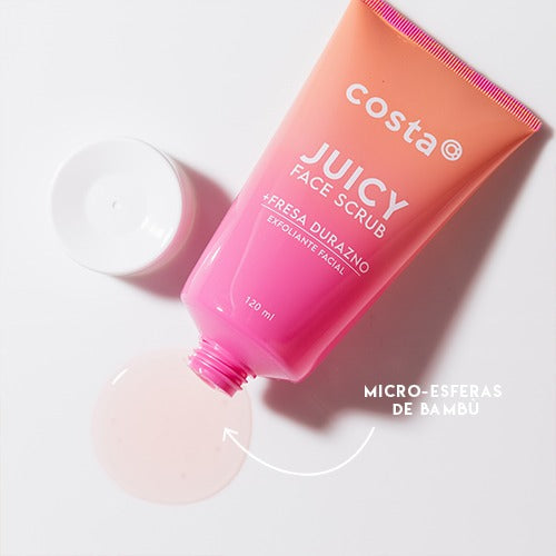 Costa Exfoliante Facial de Fresa & Durazno