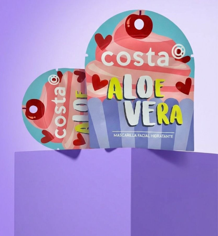 Costa Mascarilla Facial Hidratante Aloe Vera