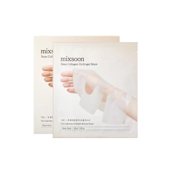 Mixsoon Mascarilla Facial tipo velo de Hidrogel Colágeno de Frijol