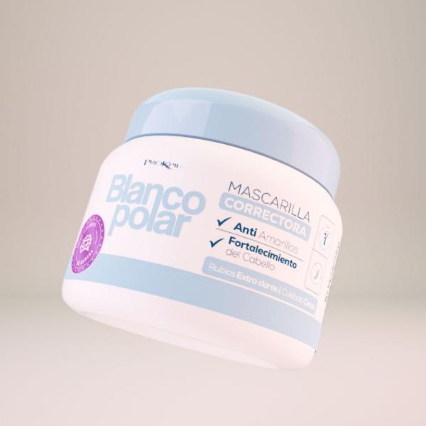 Prokpil Mascarilla de Color Blanco polar 350g