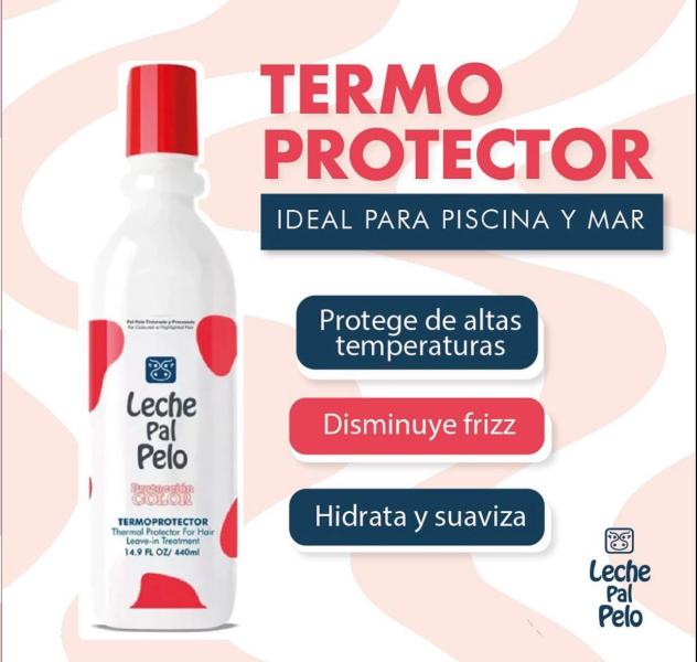Leche pa'l Pelo Termoprotector Proteccion Color
