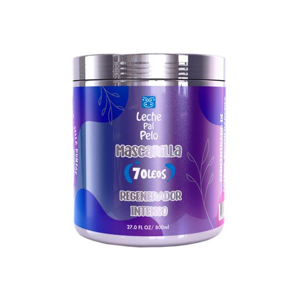Leche pa'l Pelo Mascarilla Capilar 7 Oleos 800ml