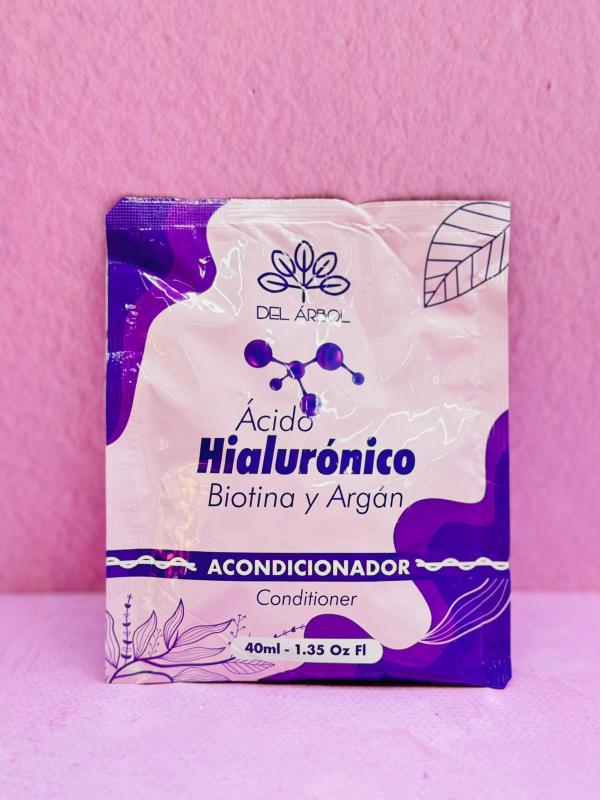 Leche pa'l Pelo Acondicionador Biotina y argan 40ml