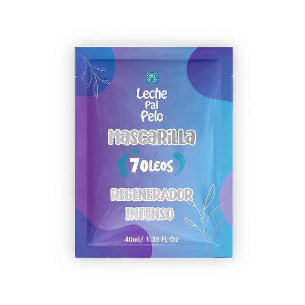 Leche pa'l Pelo Sobre de Mascarilla Capilar 7 Oleos 40ml
