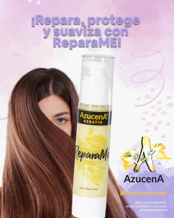 Keratina Azucena Tratamiento Capilar Reparame 50ml