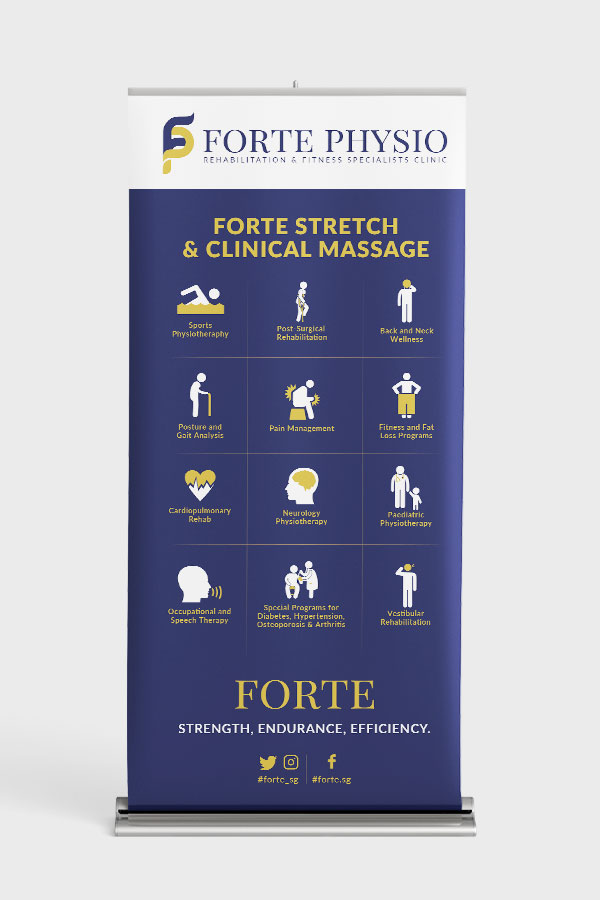 Forte Physio Standee