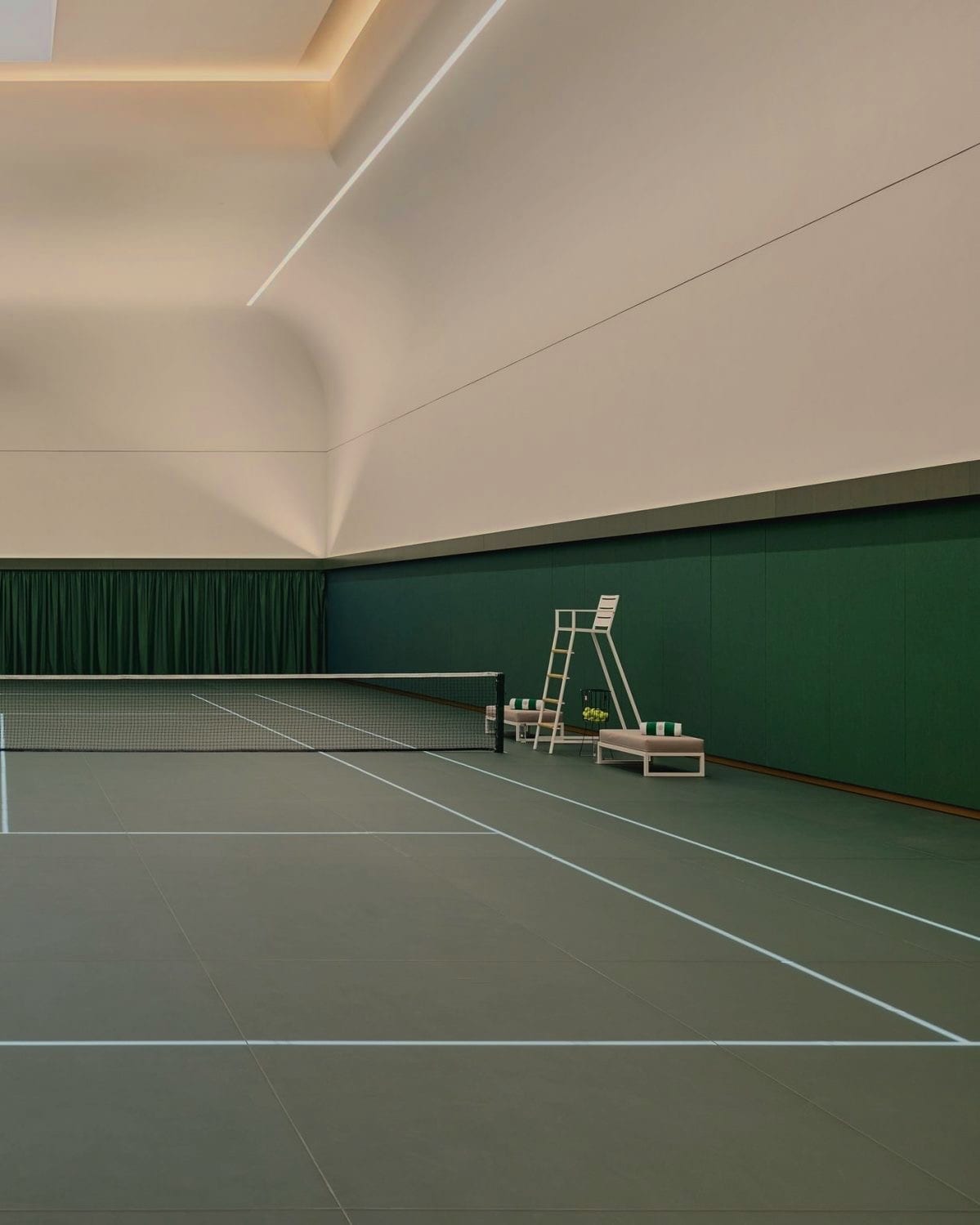 YOLK Court Series — indoor tennis court