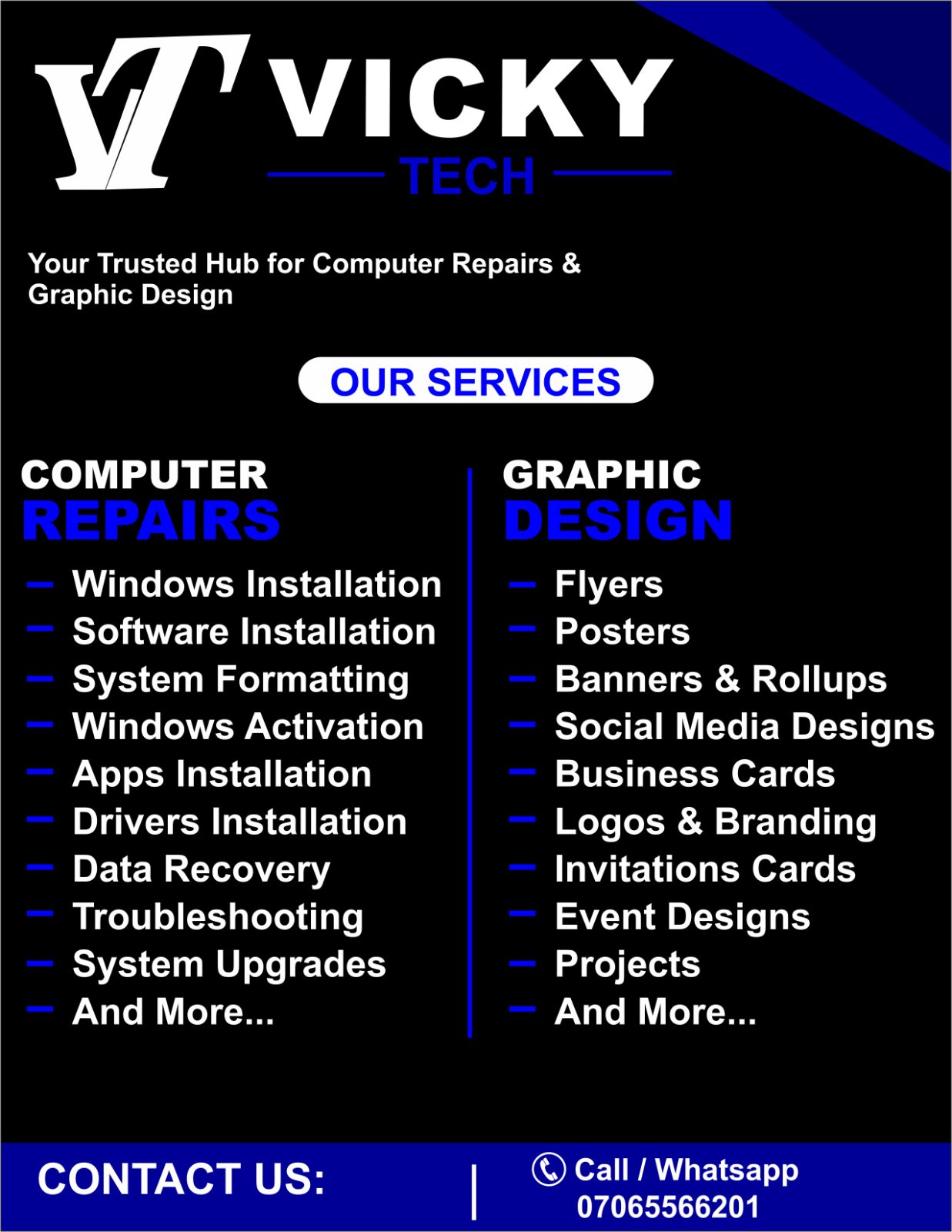 Computer Repairs & Graphics Design — photo 1