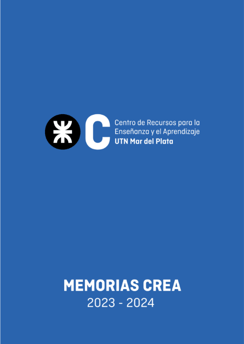 Portada de las Memorias bianuales CREA 2023/2024