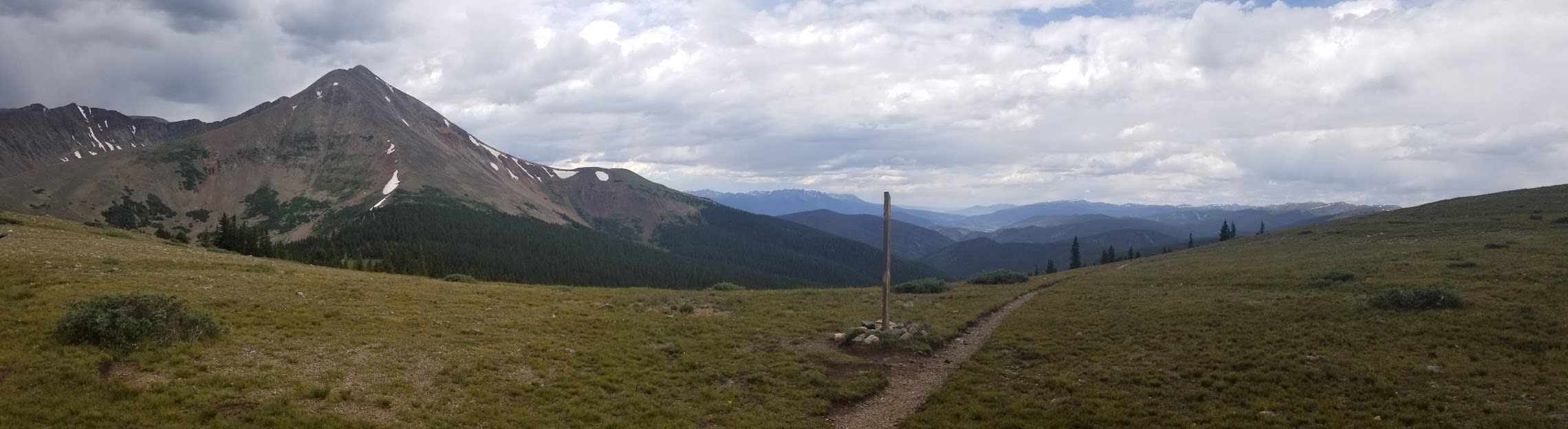 Clouds over Stormy Pass near Breckenridge, CO
