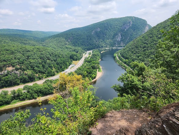 View of Delaware Water Gap from the Appalachian Trail