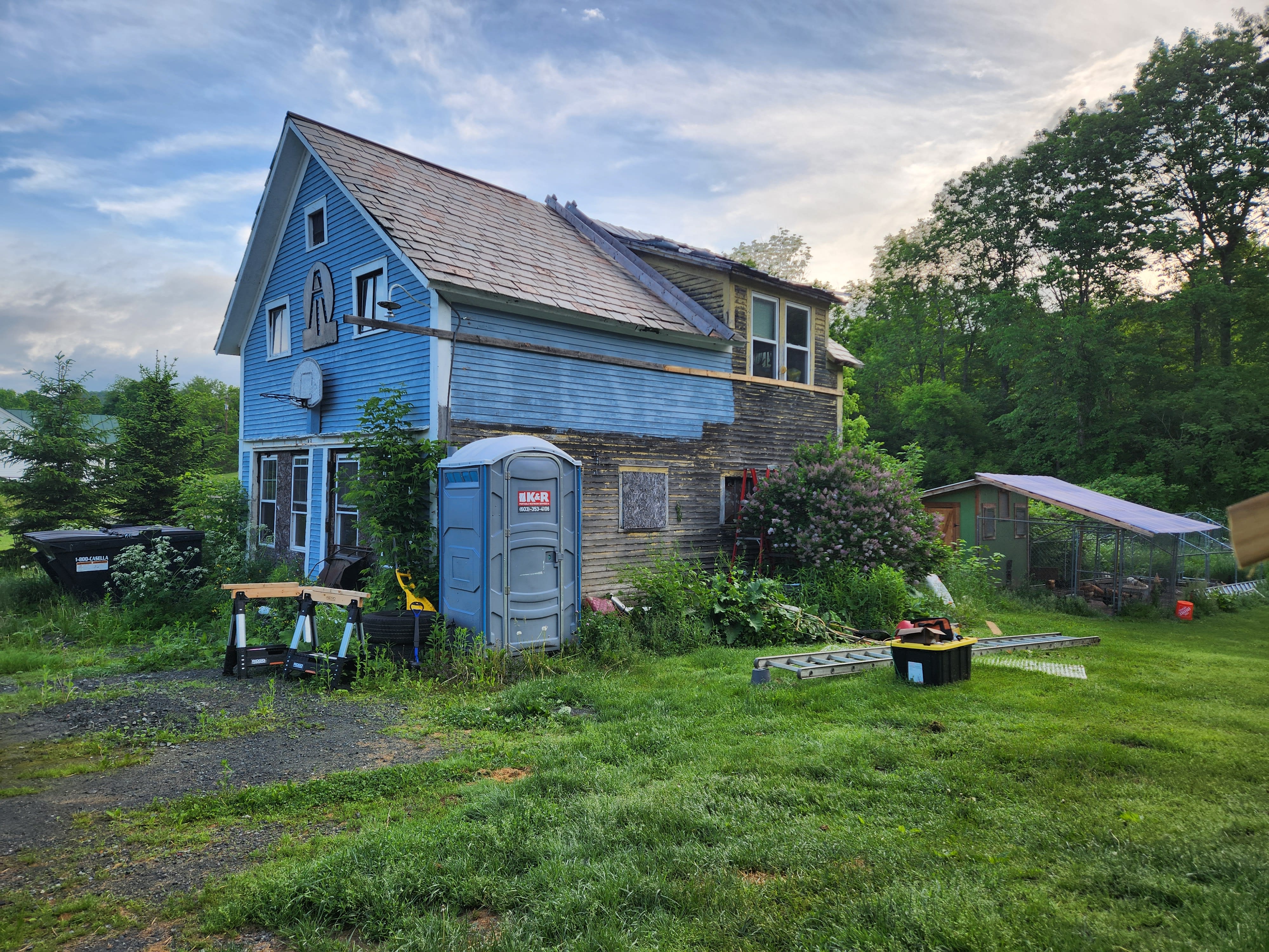 Blue barn