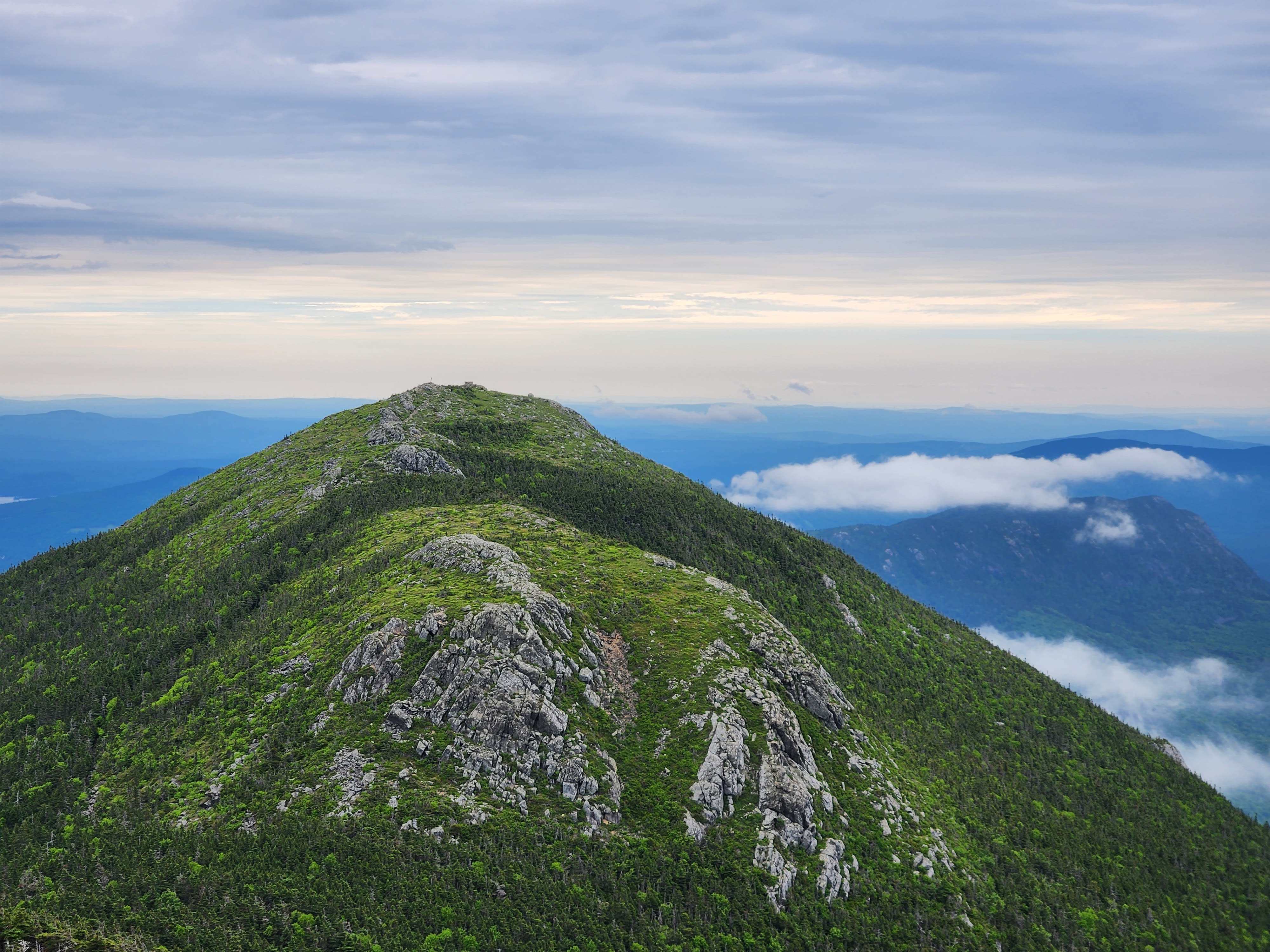 View of Bigelow Peak above the clouds