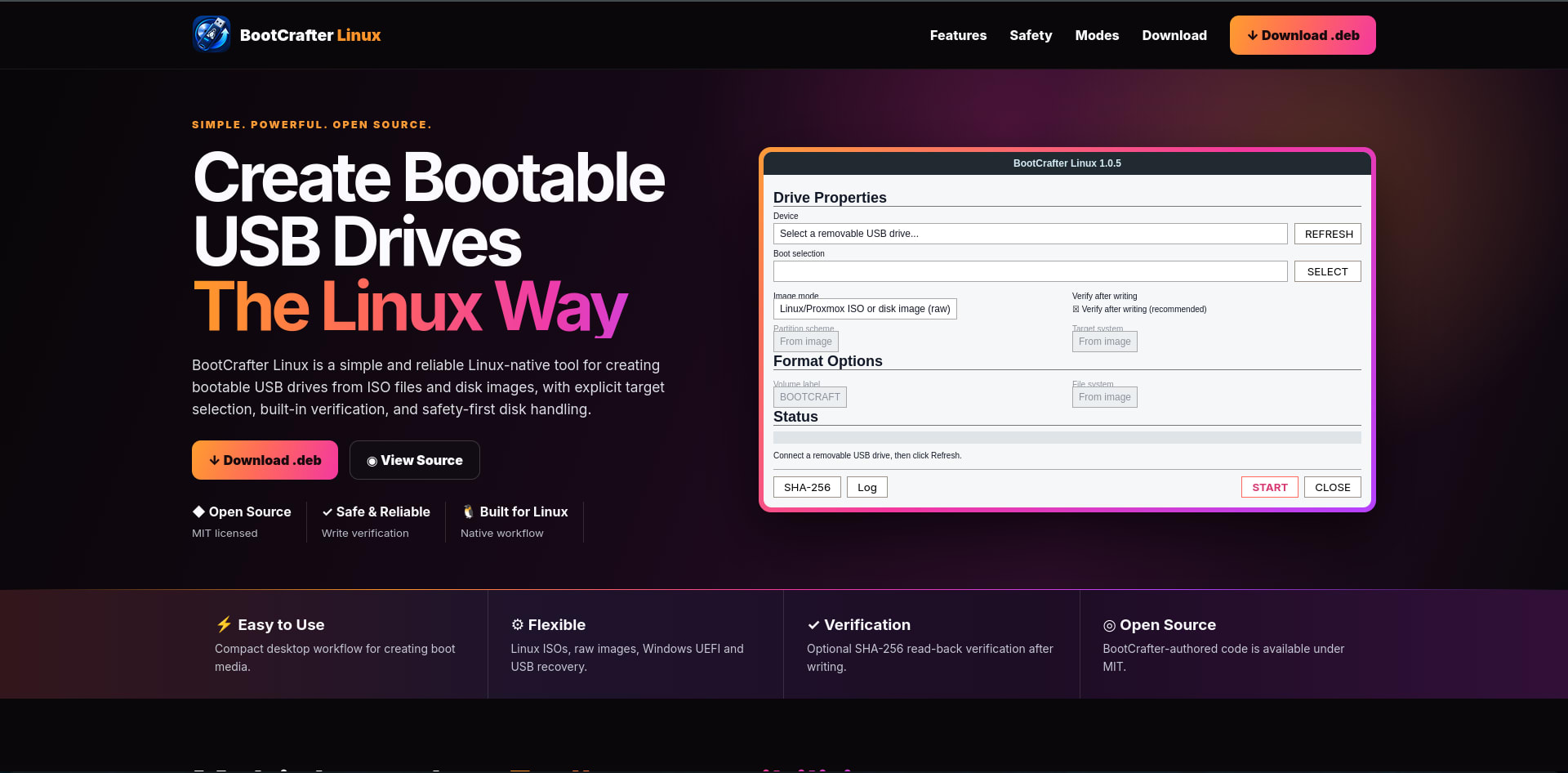 BootCrafter Linux project cover