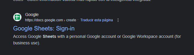 Google y escribir sheets.