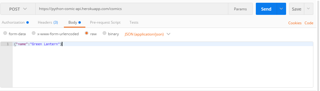 GitHub - jrleon90/python-comic-api: Python API build with Flask
