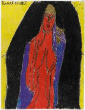 abstract drawing of Cher