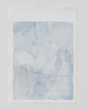 light blue abstract oil painting