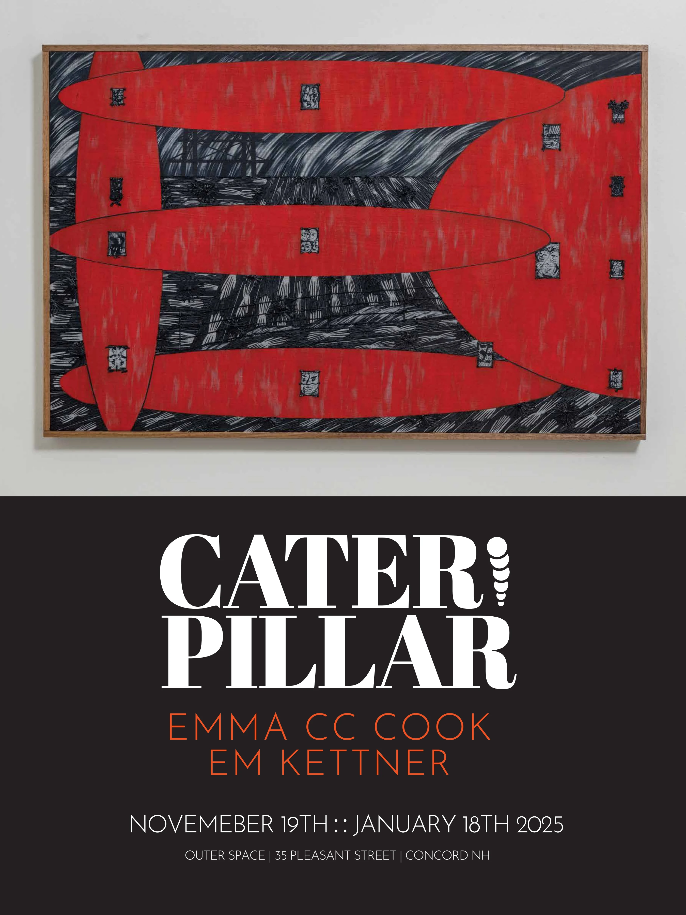 poster for Caterpillar exhibition