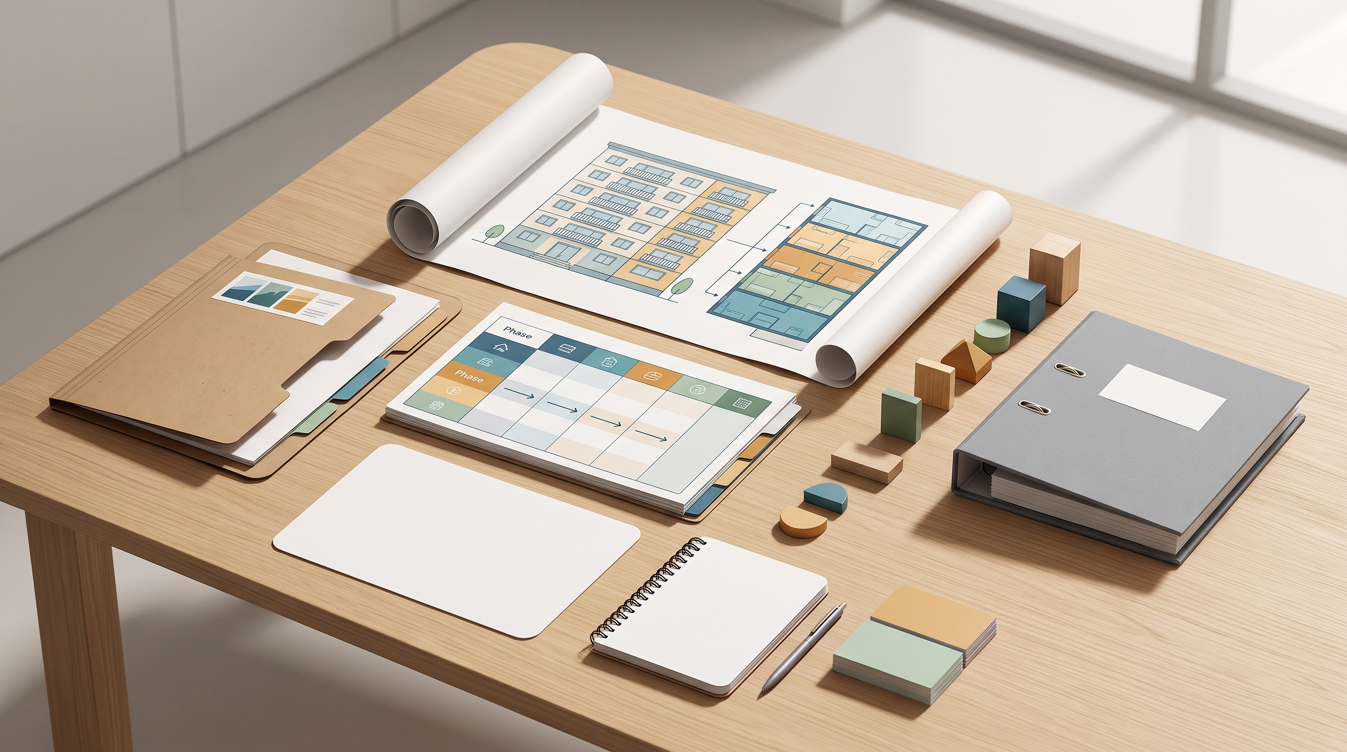 Multi-unit renovation plan connecting scope permits resident communication phasing quality and handover