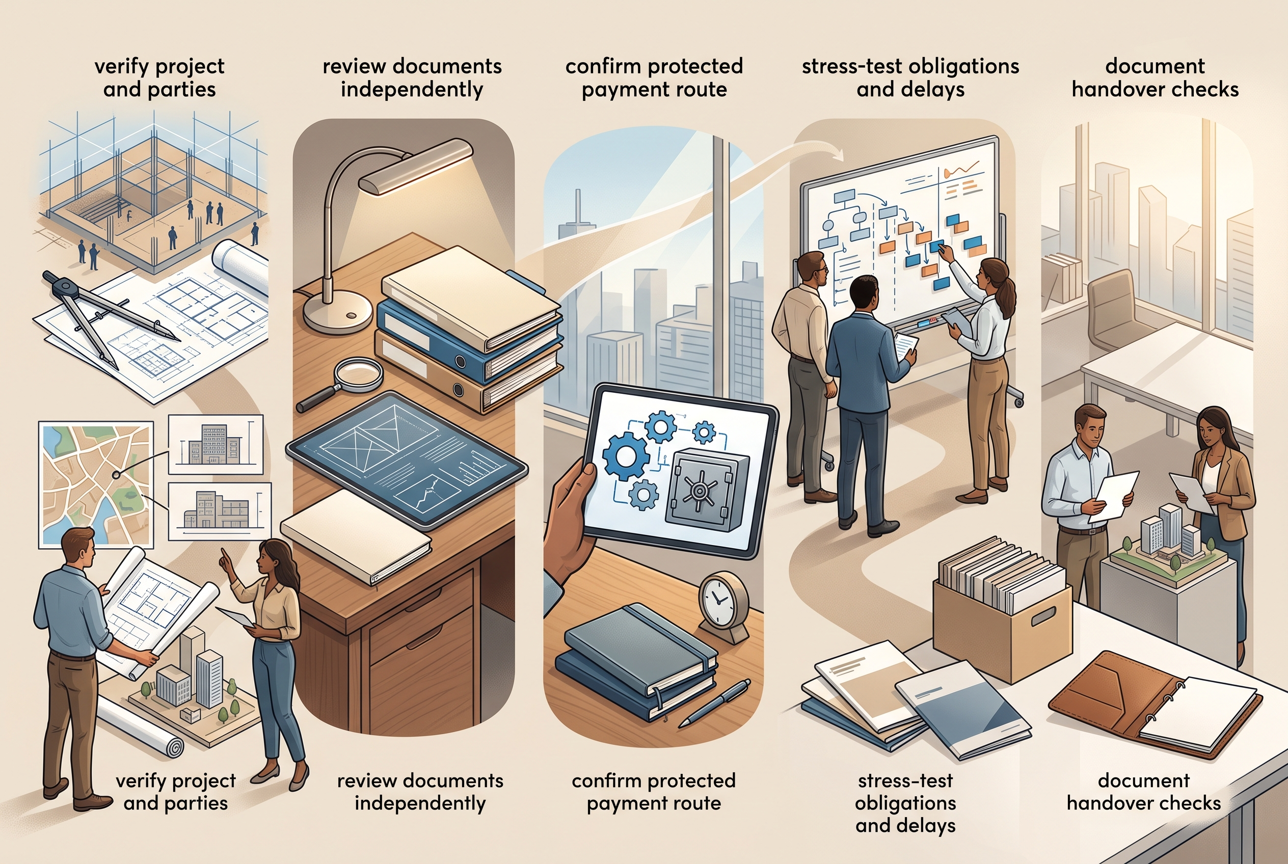 Abu Dhabi off-plan due diligence path from verification to handover