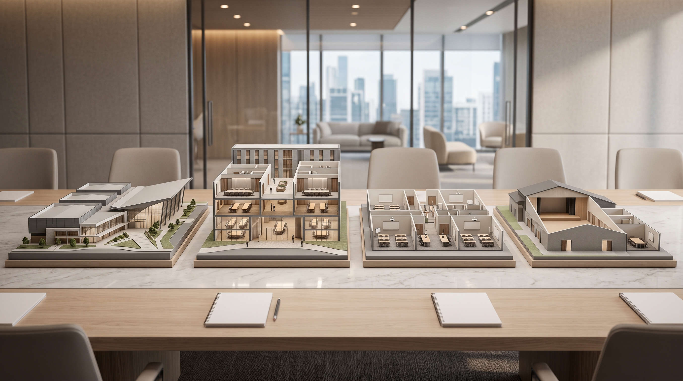 Four conference venue types compared for event planning