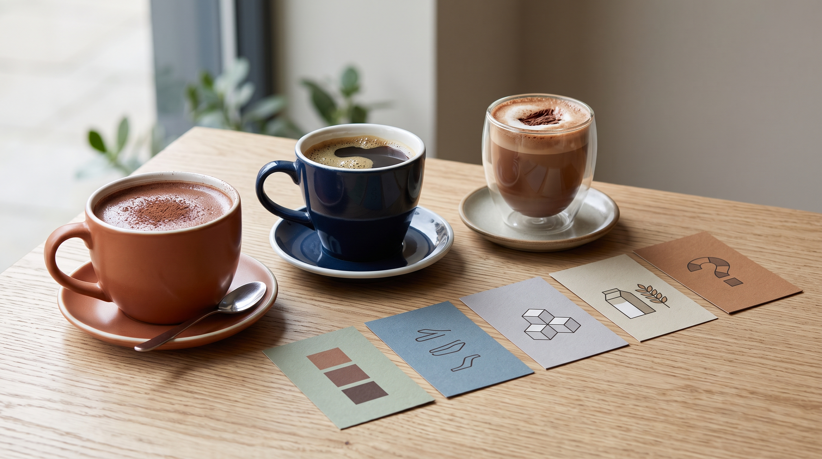 Compare Hot Chocolate Coffee and Mocha Drinks
