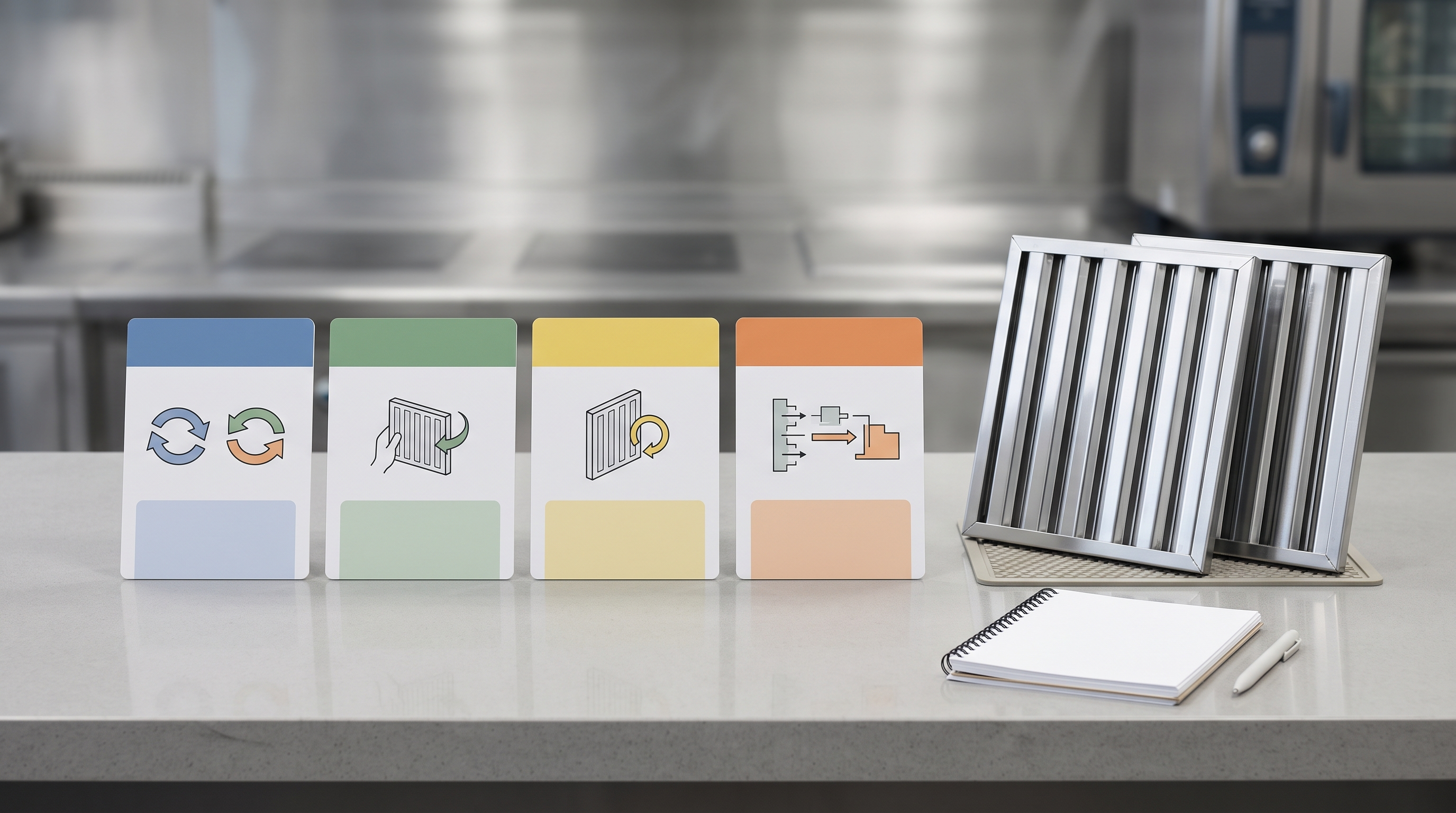 Four commercial kitchen filter programs compared
