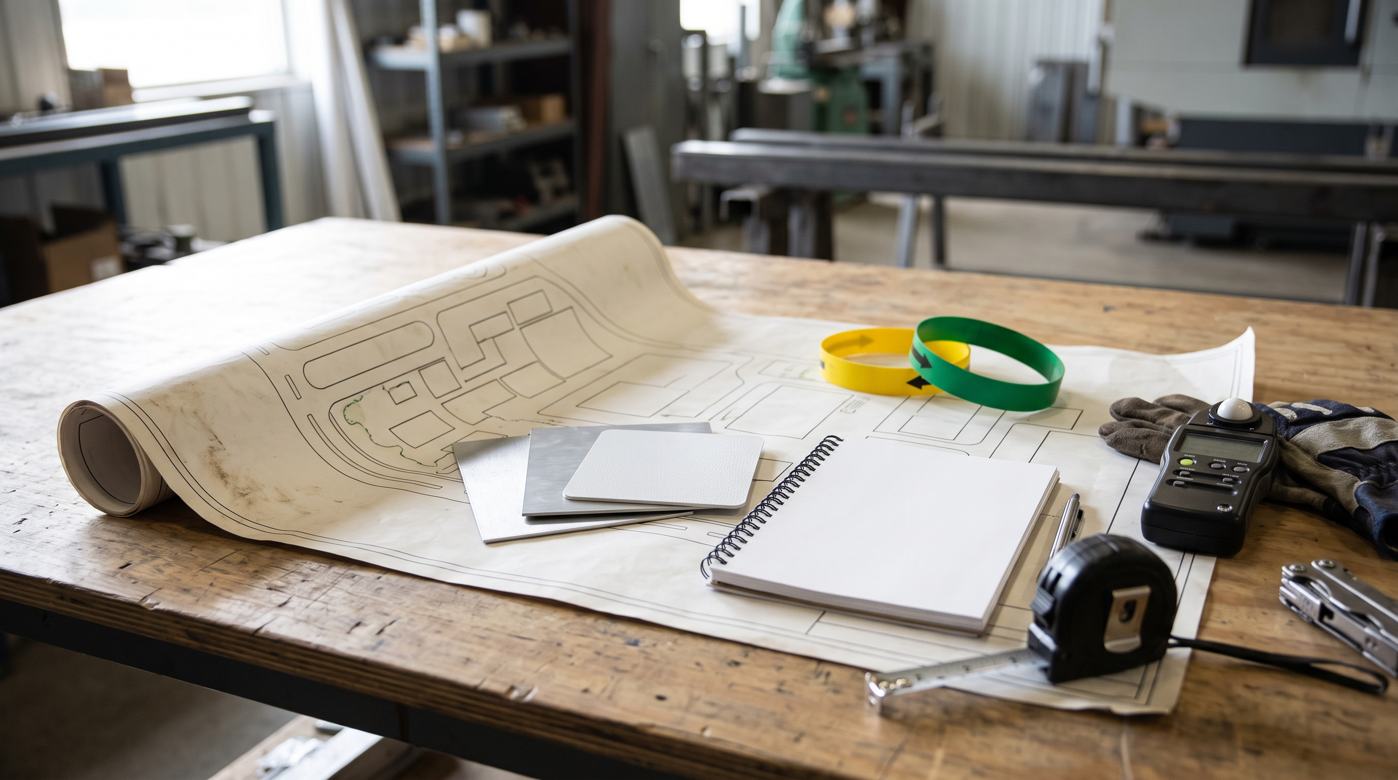 Workplace sign and label specification materials for a site audit