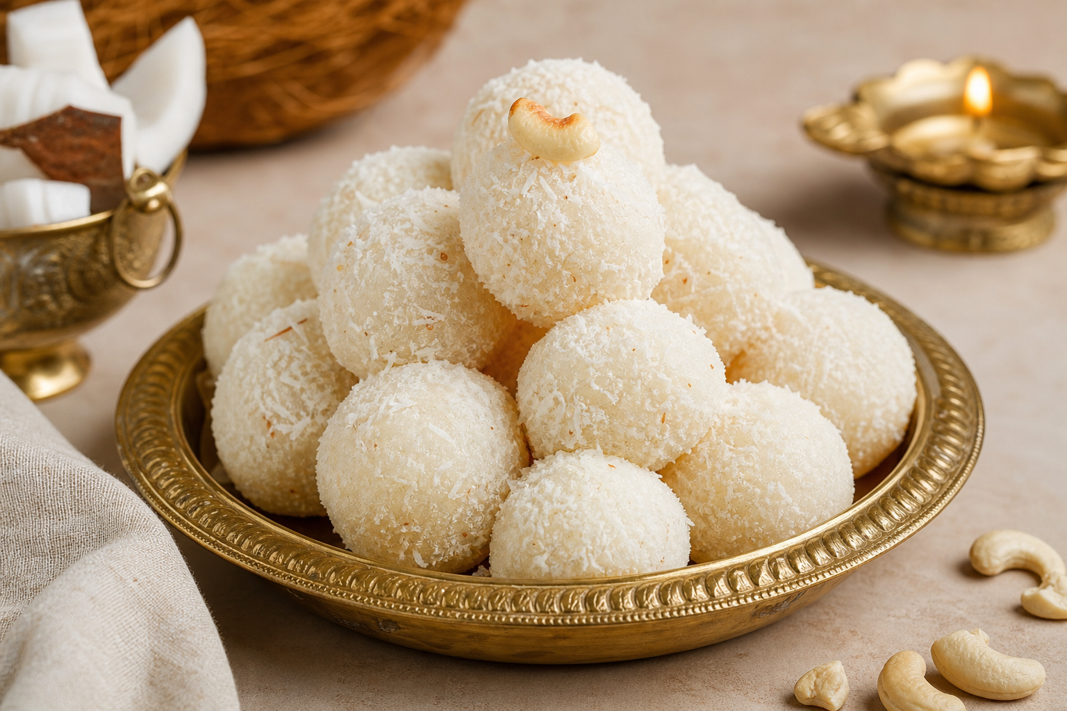 coconut ladoo