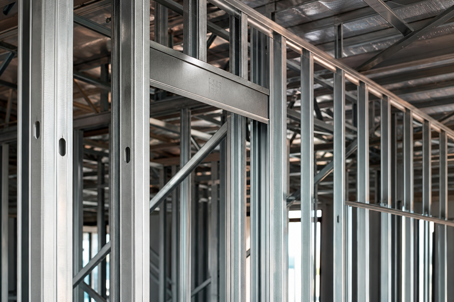 stud wall steel frame