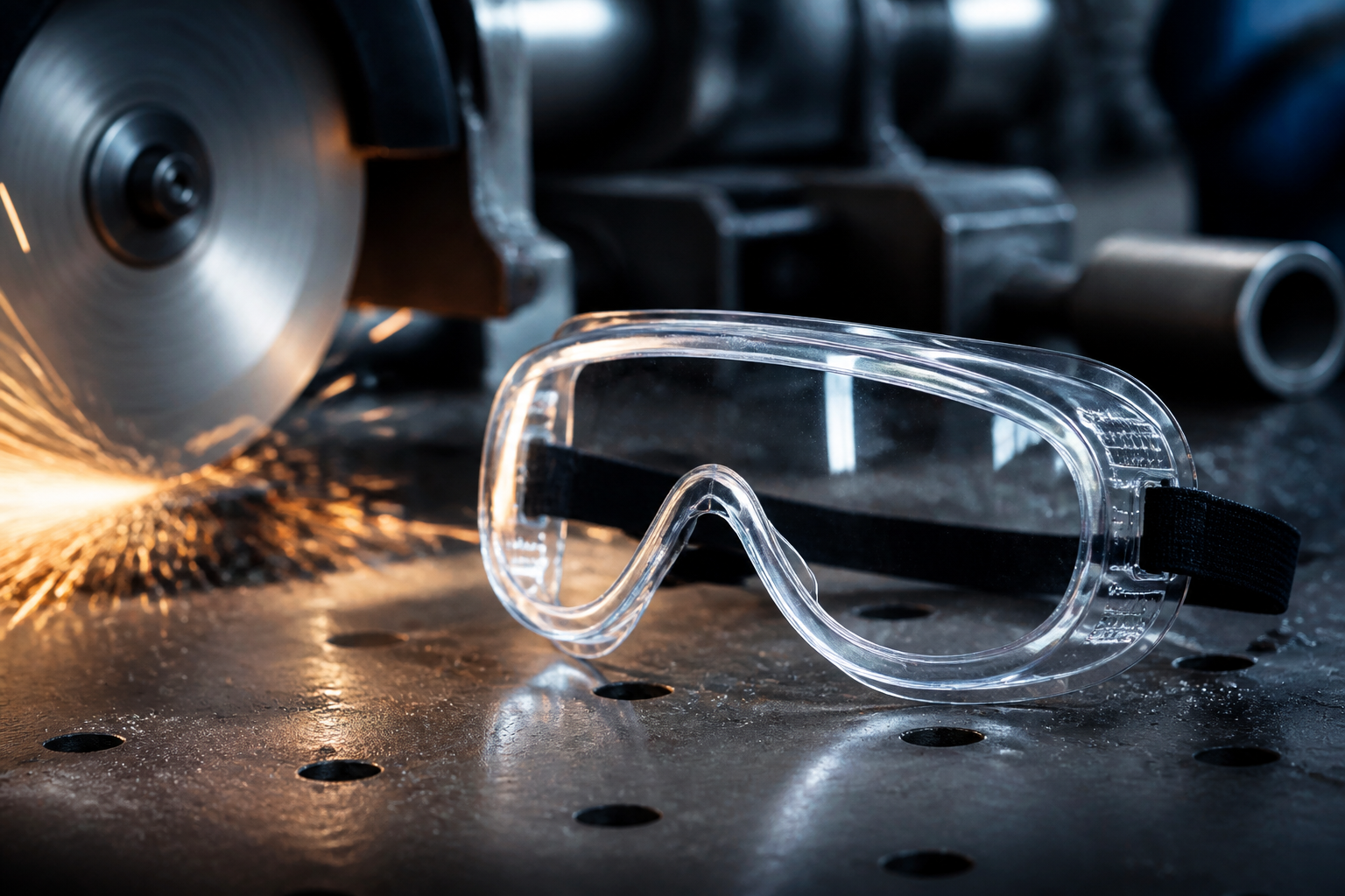 wear safety goggles
