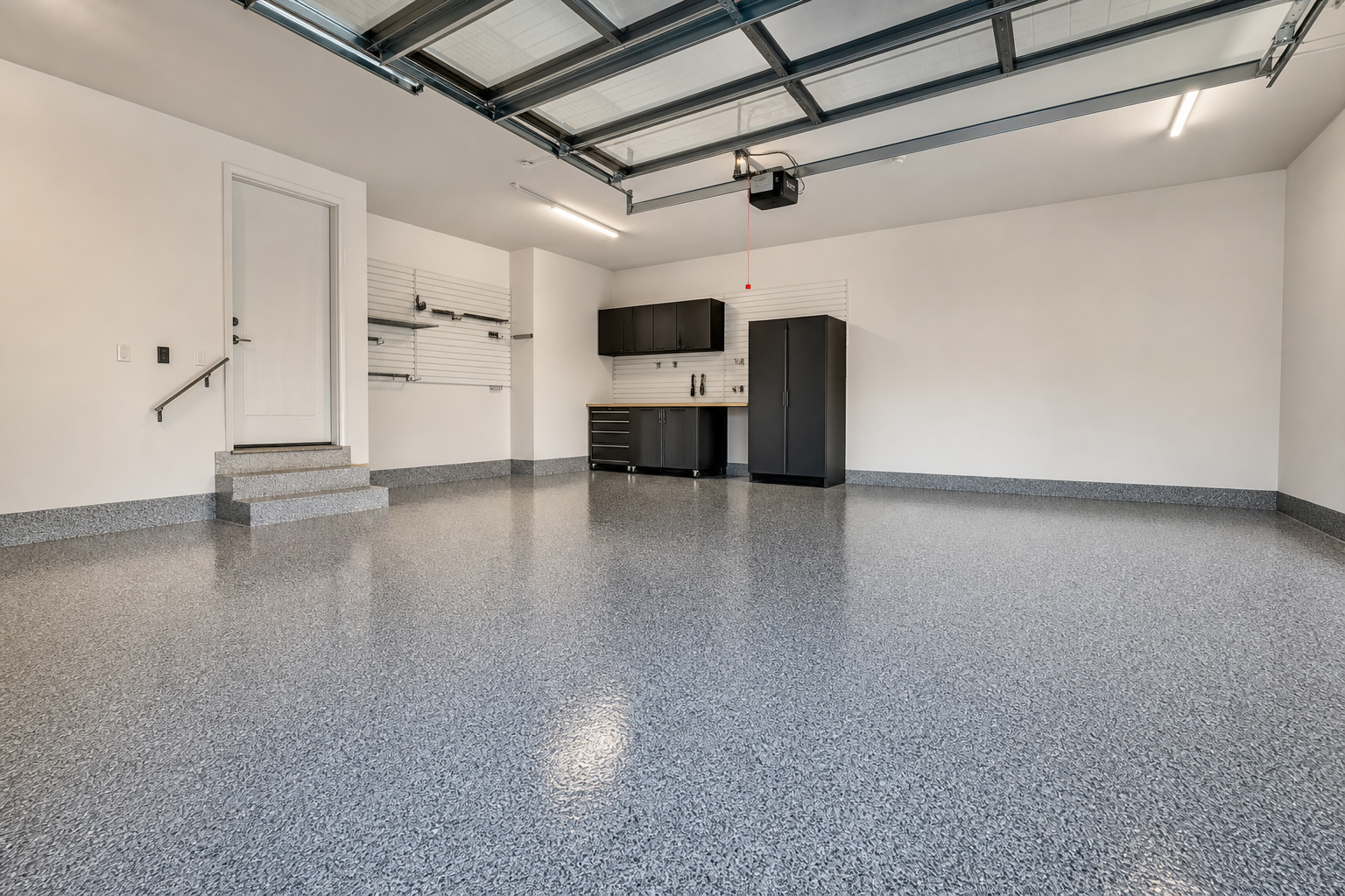 epoxy garage floor installation