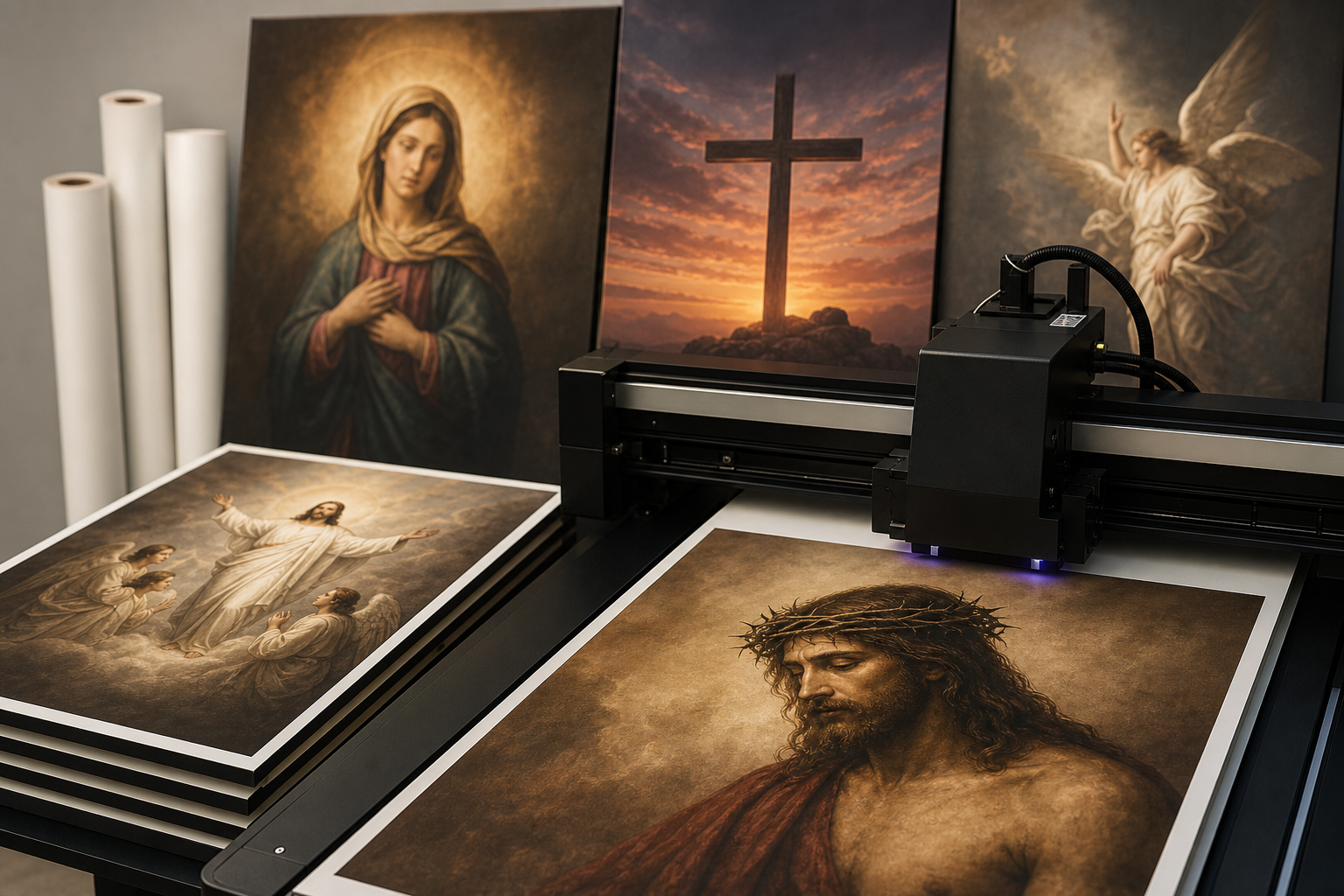 Religious artwork printing: formats, quality checks, and respectful display