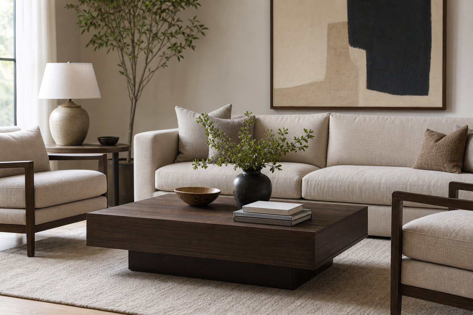 coffee table proportion rules