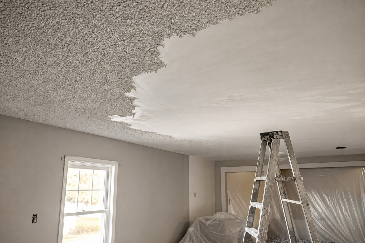 popcorn ceiling removal services